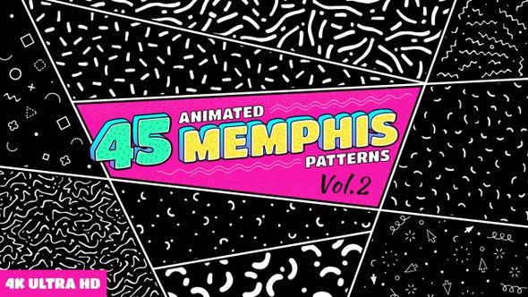 45 Memphis Patterns Vol.2 4K