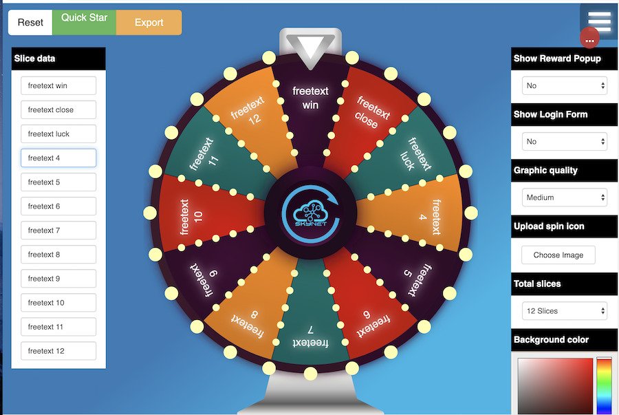 Lucky Wheel 12 HTML5 Game by gafami CodeCanyon