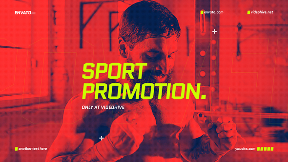 Sport Opener / Event Promo / Fitness and Workout / Dynamic Typography