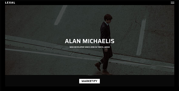 Lexal - Personal / Portfolio / Resume Template