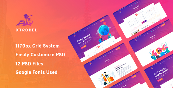 Xtrobel - Travel - ThemeForest 24674708