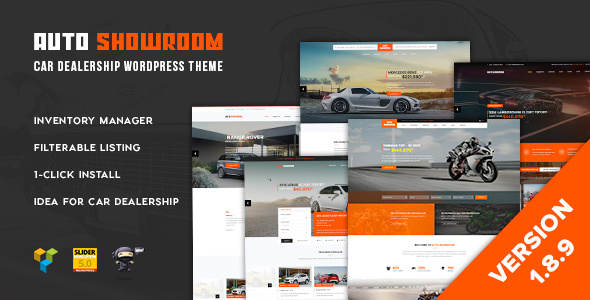 Auto Showroom - Car Dealership WordPress Theme