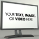 Rotating Monitor with Custom Message/Video - VideoHive Item for Sale