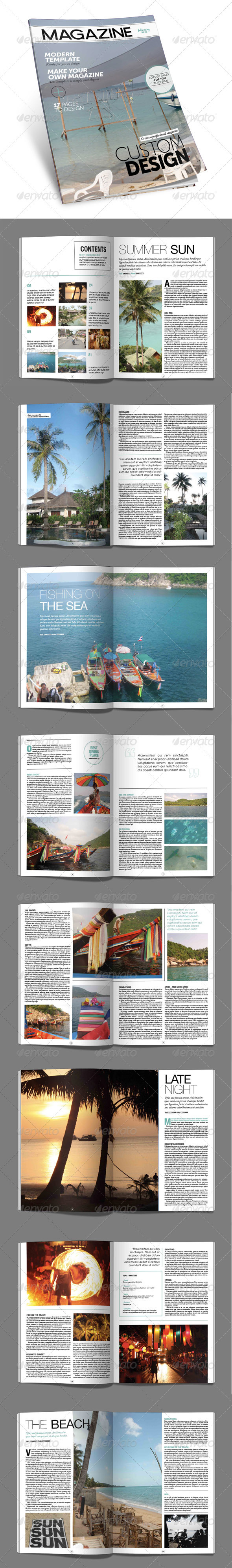 Blue Monkey Media - Magazine Template - Magazines Print Templates