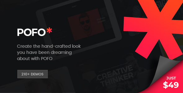 Pofo - Creative Portfolio and Blog WordPress Theme