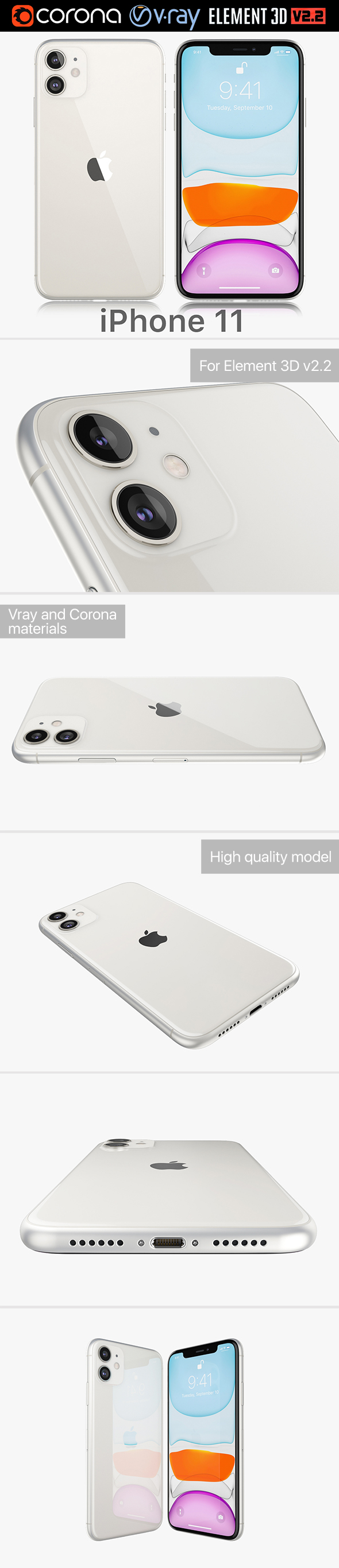 Apple iPhone 11 - 3Docean 24700230