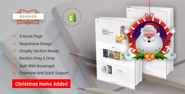 Books Store Library - ThemeForest 22457896