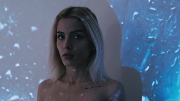 Sad Woman Silhouette Portrait Lost Love Depression alt