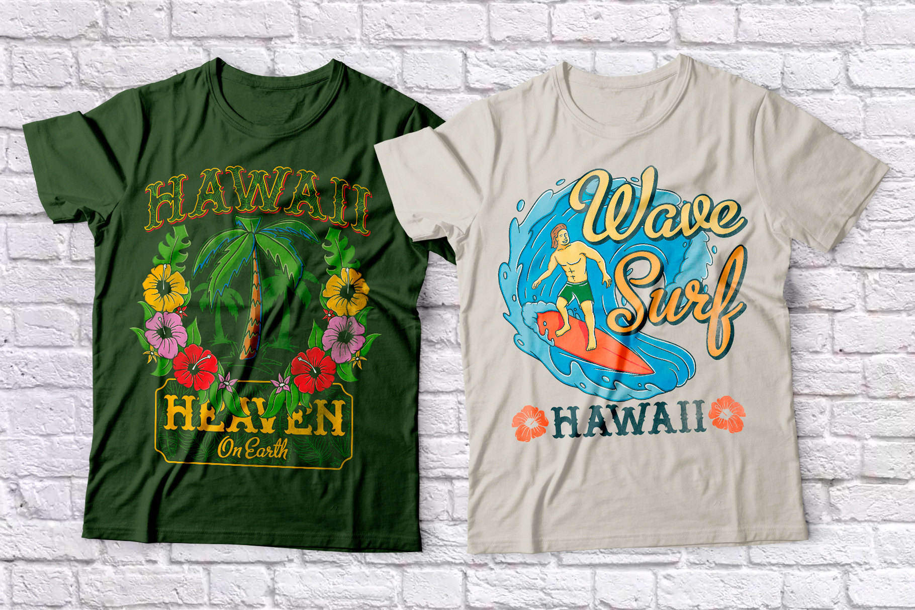 Hawaii Beach. Font & T-shirts, Fonts | GraphicRiver