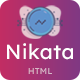 Nikata - ICO and Cryptocurrency Landing HTML Template - ThemeForest Item for Sale