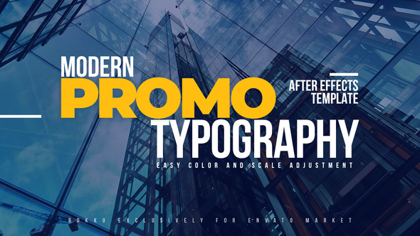 Modern Promo Typography
