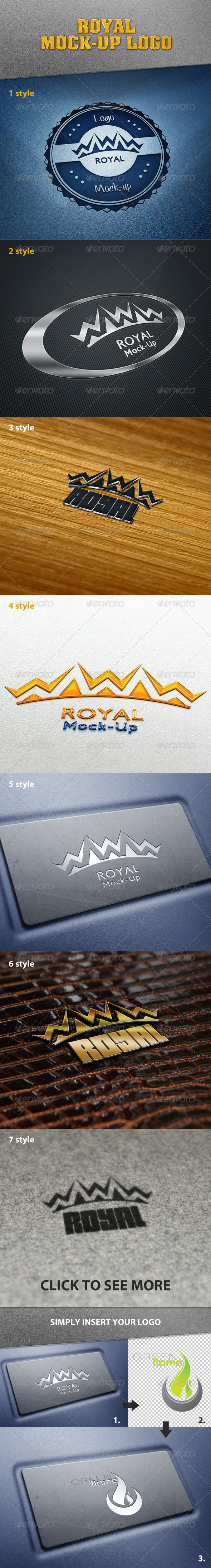 Royal Mock-Up Logo - Logo Product Mock-Ups