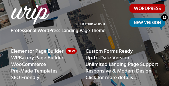 Urip -  Landing Page WordPress