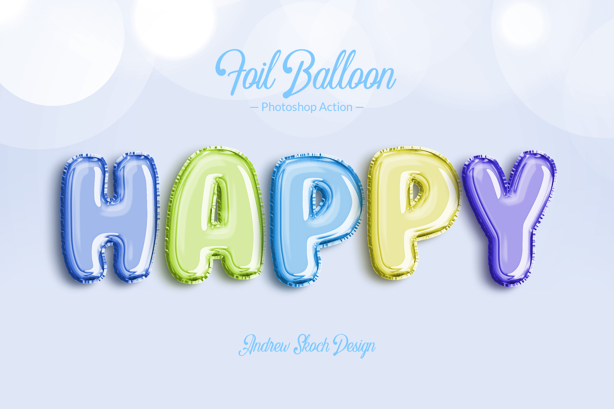 Download Foil Balloon Photoshop Action By Sko4 Graphicriver