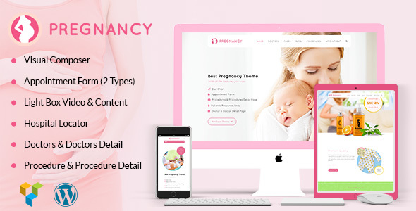 Pregnancy - Medical Doctor WordPress Theme
