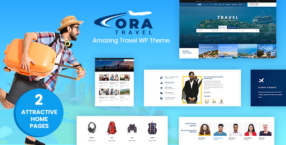 Ora | Travel, Tour Booking WordPress Theme