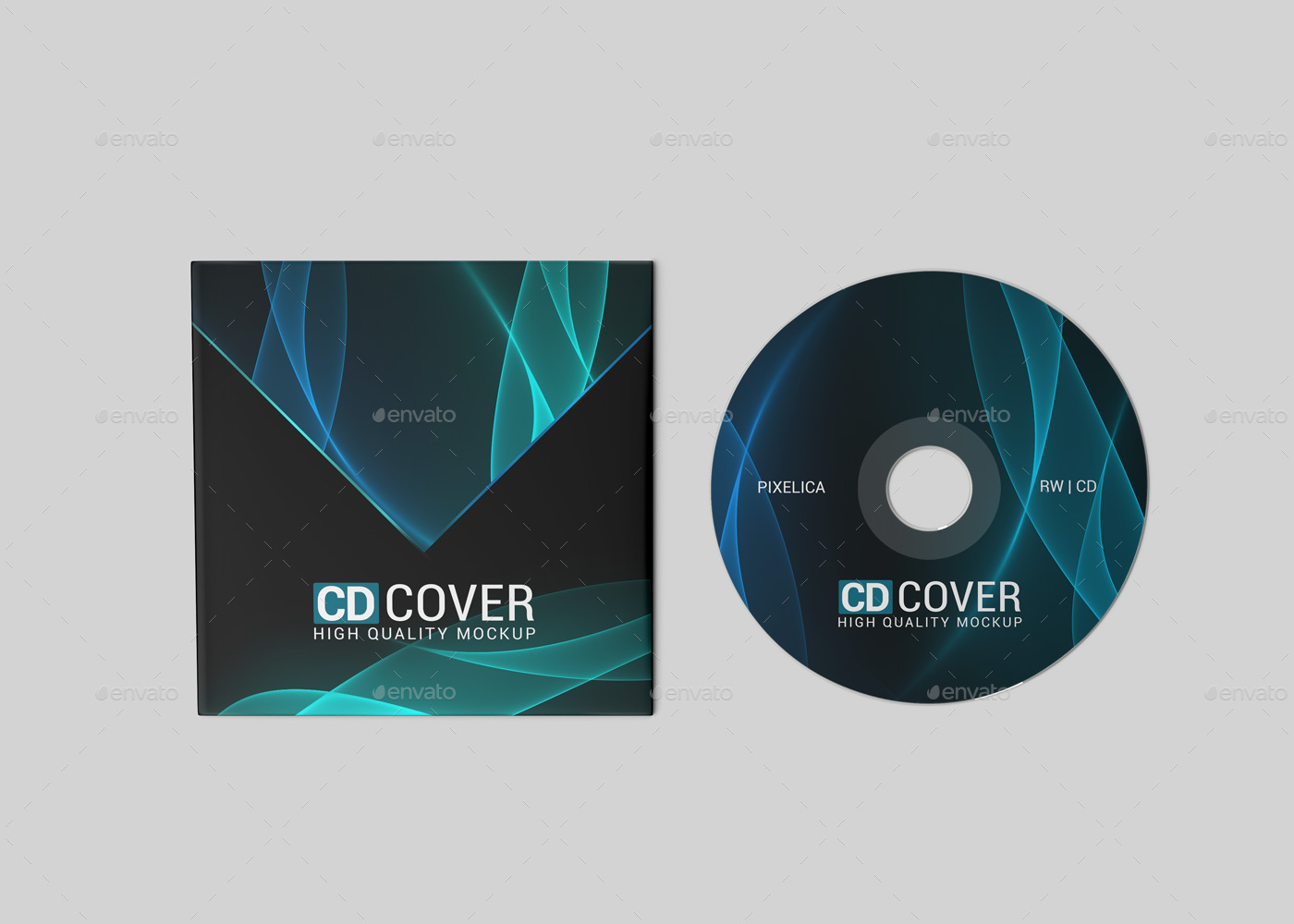 Download CD Cover Mockup by Pixelica21 | GraphicRiver