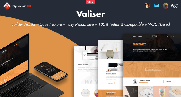 Valiser - Responsive - ThemeForest 18121239