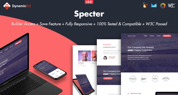 Specter - Responsive - ThemeForest 17848573