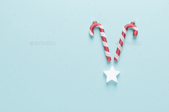 Christmas, New Year or Noel holiday festive decorations, ornaments - Stock Photo - Images