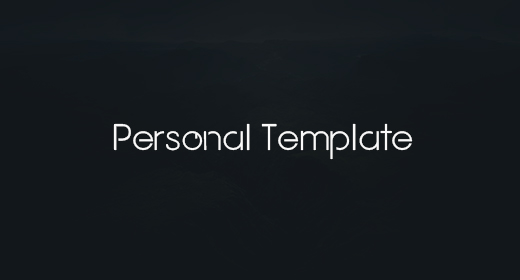 Personal Templates