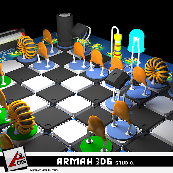 Virtual chess - 3Docean 24735210