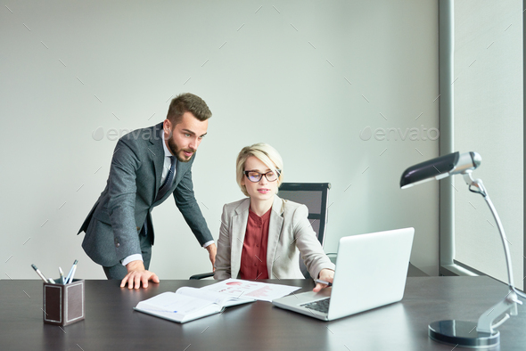Successful Business People Working in Office - Stock Photo - Images