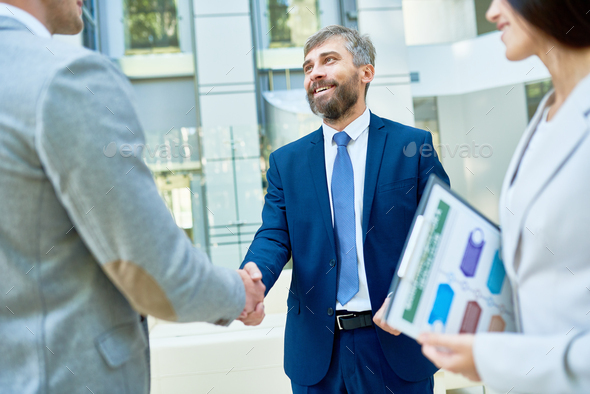 Handshake of Business Partners - Stock Photo - Images