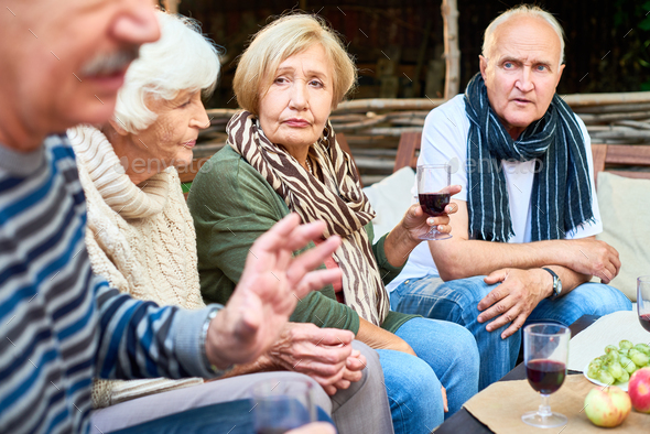 Gathering of Childhood Friends - Stock Photo - Images