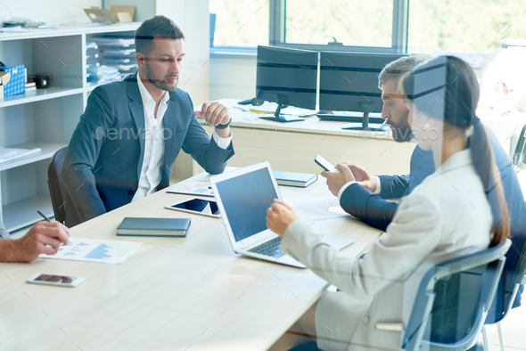 Business Team Working in Office - Stock Photo - Images