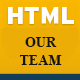 HTML CSS Our Team Template