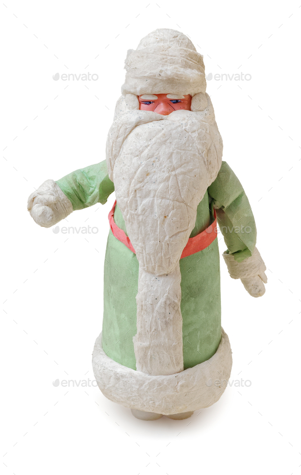 Very old traditional Christmas decoration, Ded Moroz, or Jack Frost, or Santa Claus
