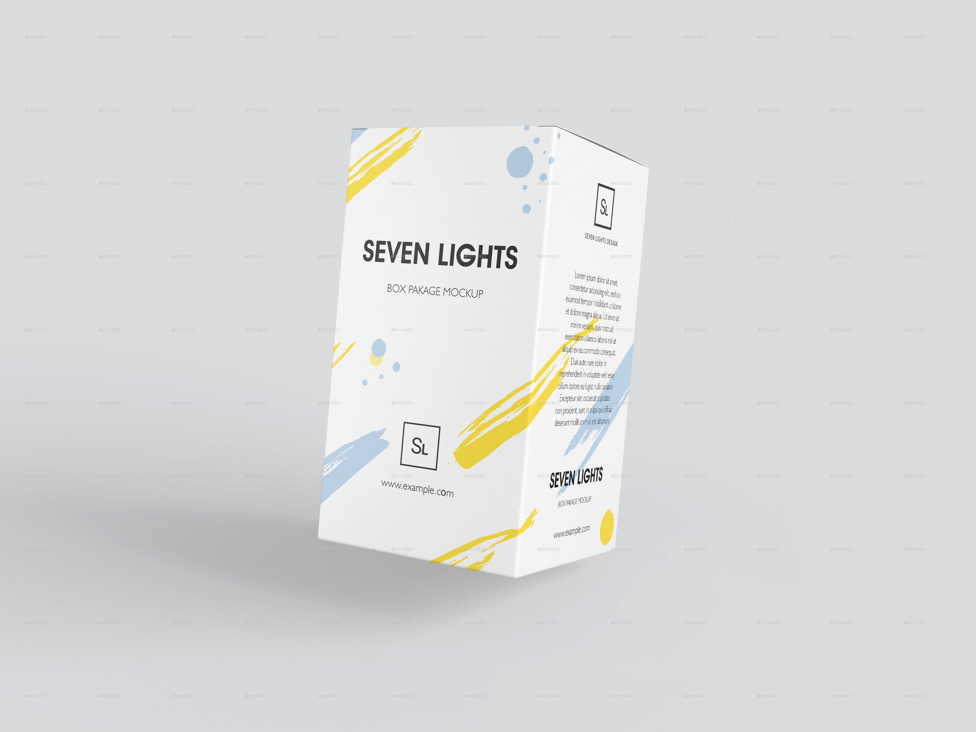 Download Box Packaging Mockup By 7lights Graphicriver PSD Mockup Templates