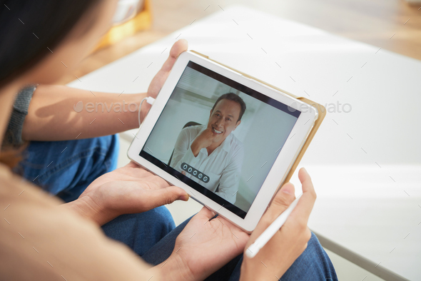 Video calling - Stock Photo - Images