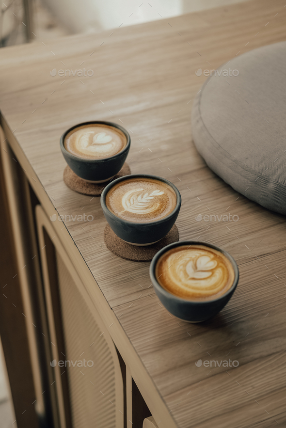 choose between these 3 coffee - Stock Photo - Images