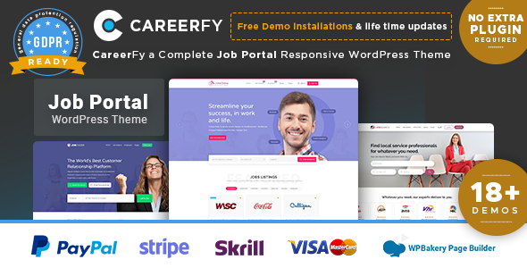 Careerfy - Job Board WordPress Theme