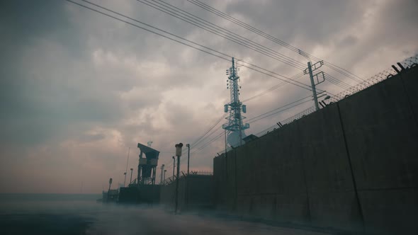 Fence On The Border. Fence Along The Border alt