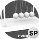 Newton Pendulum White Style Ver.1 - 7 Pack - VideoHive Item for Sale