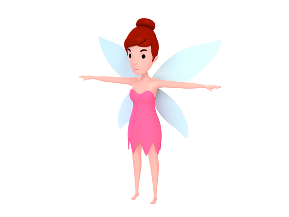 CartoonGirl025 Fairy - 3Docean 24770096