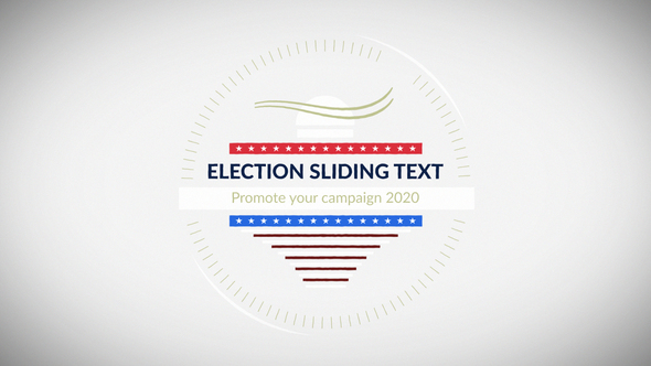 Election Sliding Text - VideoHive 24692101