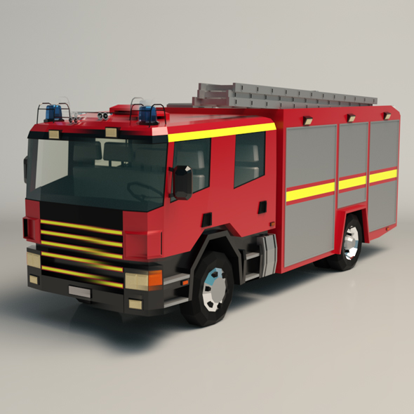 Low Poly Fire - 3Docean 24771214