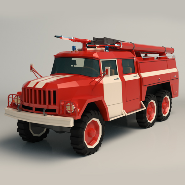 Low Poly Fire - 3Docean 24771734