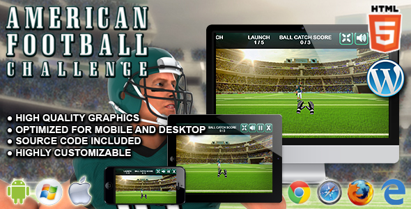 American Football Challenge - CodeCanyon 21492880