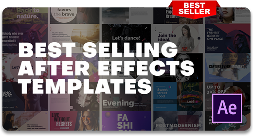 2021's Best Selling | After Effects Templates