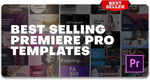2021's Best Selling | Premiere Pro Templates