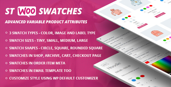 WooCommerce Swatches ( Color, Image and Label Swatch )