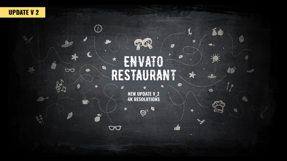 Envato Restaurant/ Cafe Promo/ Modern Bar Menu/ Fast Food/ Vegetarian Dish/ Meal Delivery/ Lunchroom