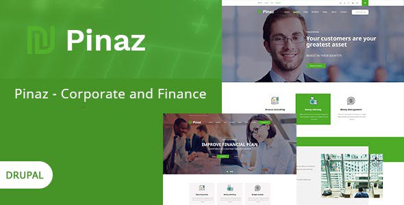 Pinaz -  Business & Agency Drupal 8.9 Theme