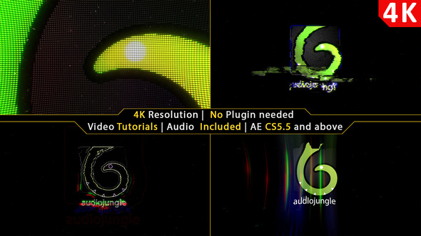 Cinematic Glitch Logo - VideoHive 24781447