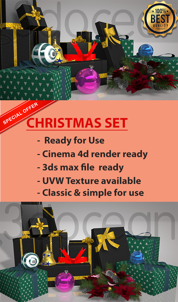 Christmas Set - 3Docean 24784214
